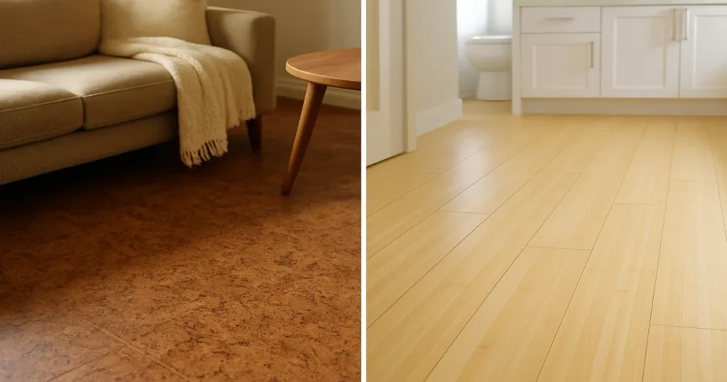 Cork vs Bamboo Flooring