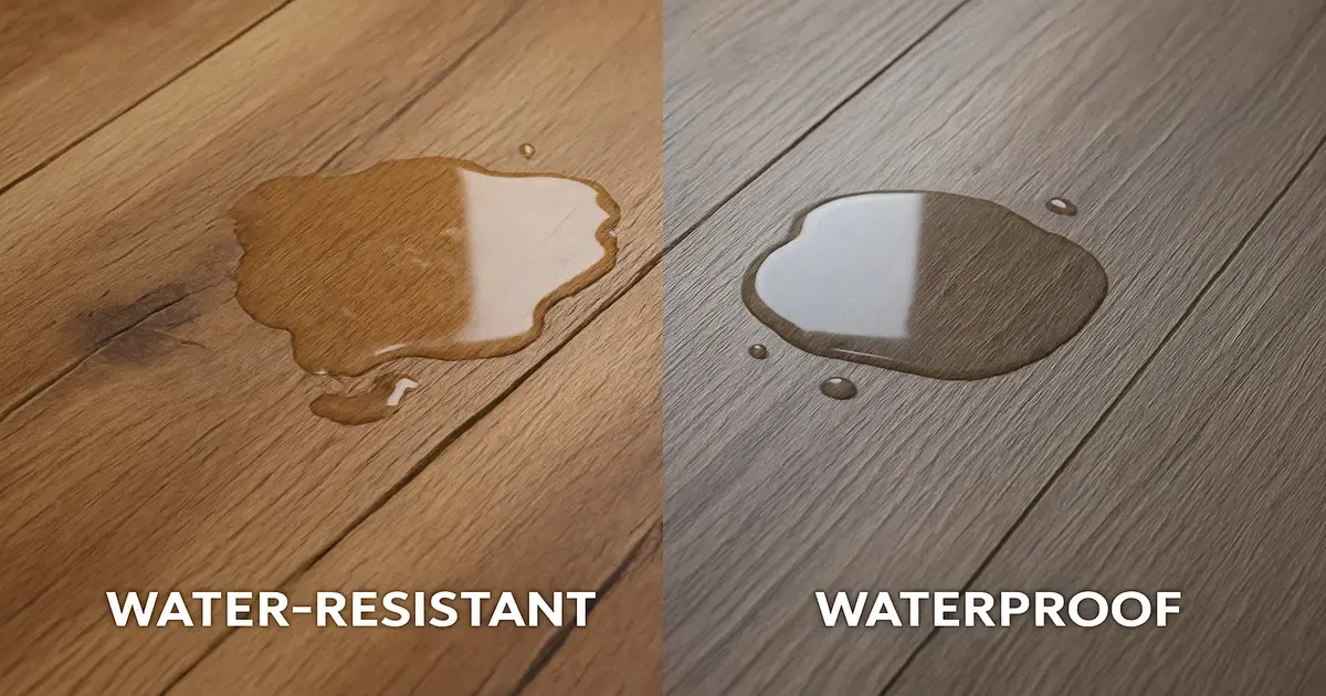 Water- Resistant vs Waterproof Flooring
